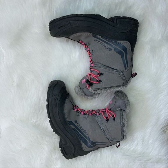Columbia Gray and Pink Winter Boots - Picture 1 of 6